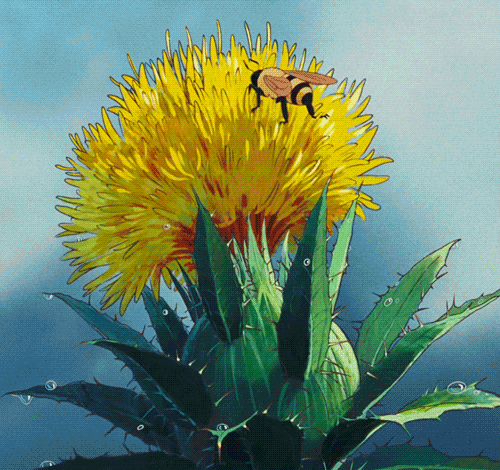 🍯🐝 1. mary Oliver, Devotions: Softest Of Mornings / 2. Ponyo (2008) / 3. vanessa Angelica Villarreal,