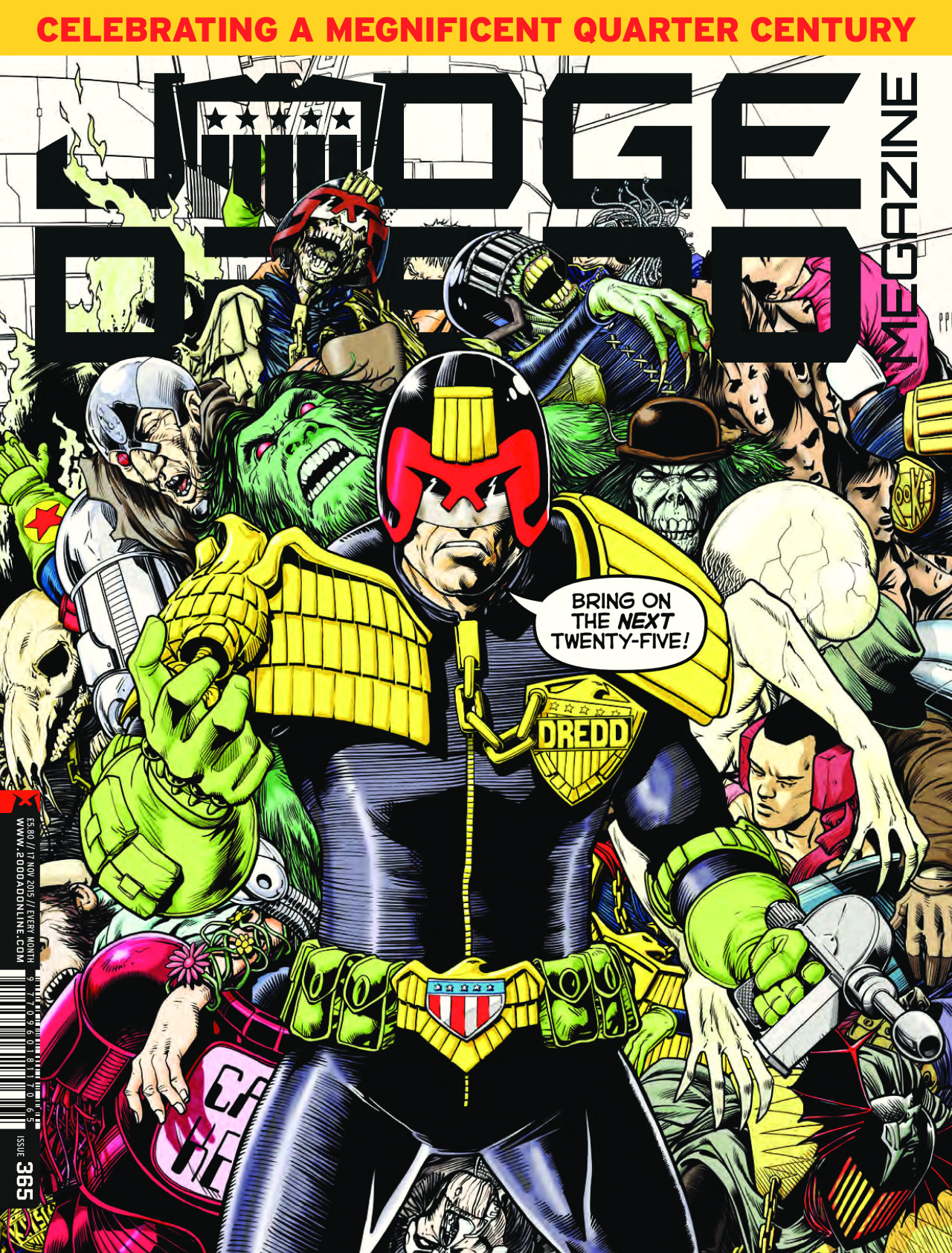 2000adonline:  Preview // Judge Dredd Megazine #365 - Cover art: Barry KitsonAnother