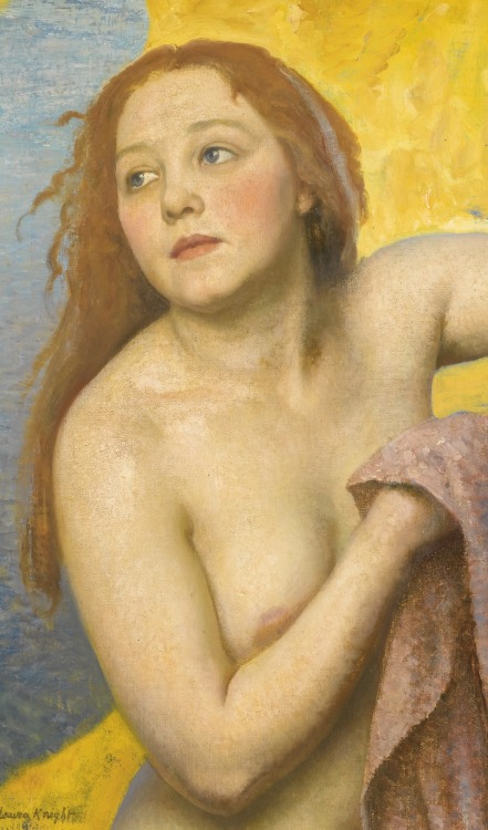 rainlullaby99: DAME LAURA KNIGHT - THE BATHER