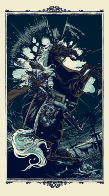 engravedfox:  The Astral MaidenBloodborne Poster