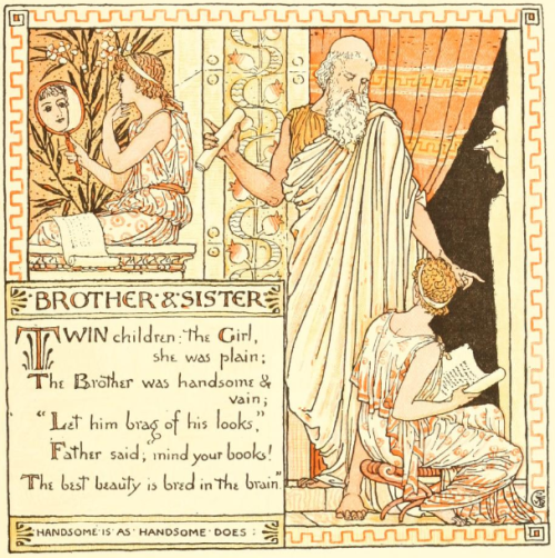 yesterdaysprint:The Baby’s Own Aesop, Walter Crane, 1899