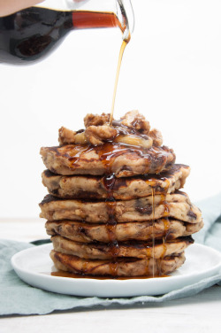 foodffs:  Chunky Monkey PancakesFollow for recipesIs this how you roll?