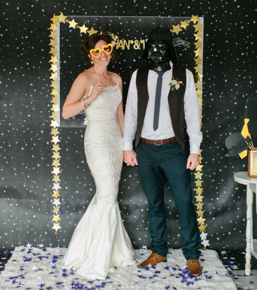 alliwantisawedding:  Star Wars Wedding Inspiration  “I do.” “I know.”
