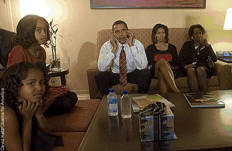 cocos-thoughts:  babycakesbriauna:  torisoulphoenix:  stayingwoke:  Throwback, to when Obama won the election in 2008.  My President took the race seriously.  It isn’t a game. The pictures with him and Michelle’s mom sitting on that sofa really stood