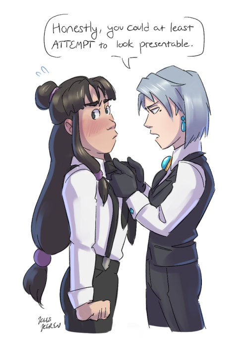 keeskeren: the people demanded it….. they demanded more franziska in suits, and i’m here to deliver. [with bonus maya cause i lov her too]