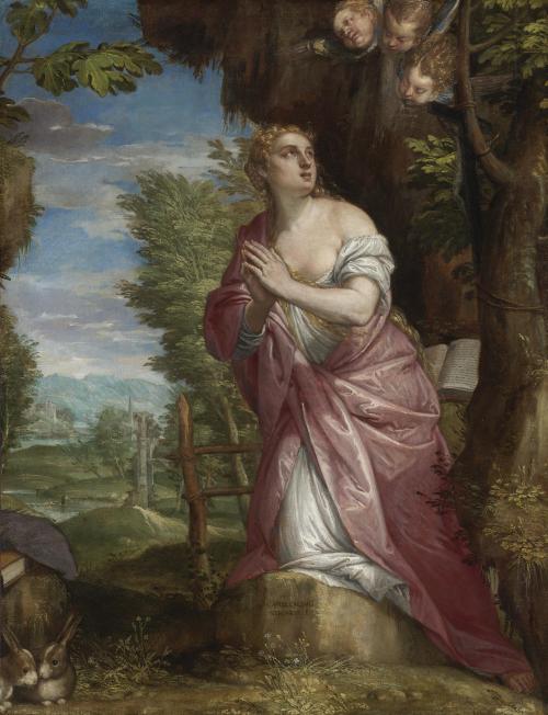 The Penitent Mary Magdalene, by Carletto Caliari, private collection.