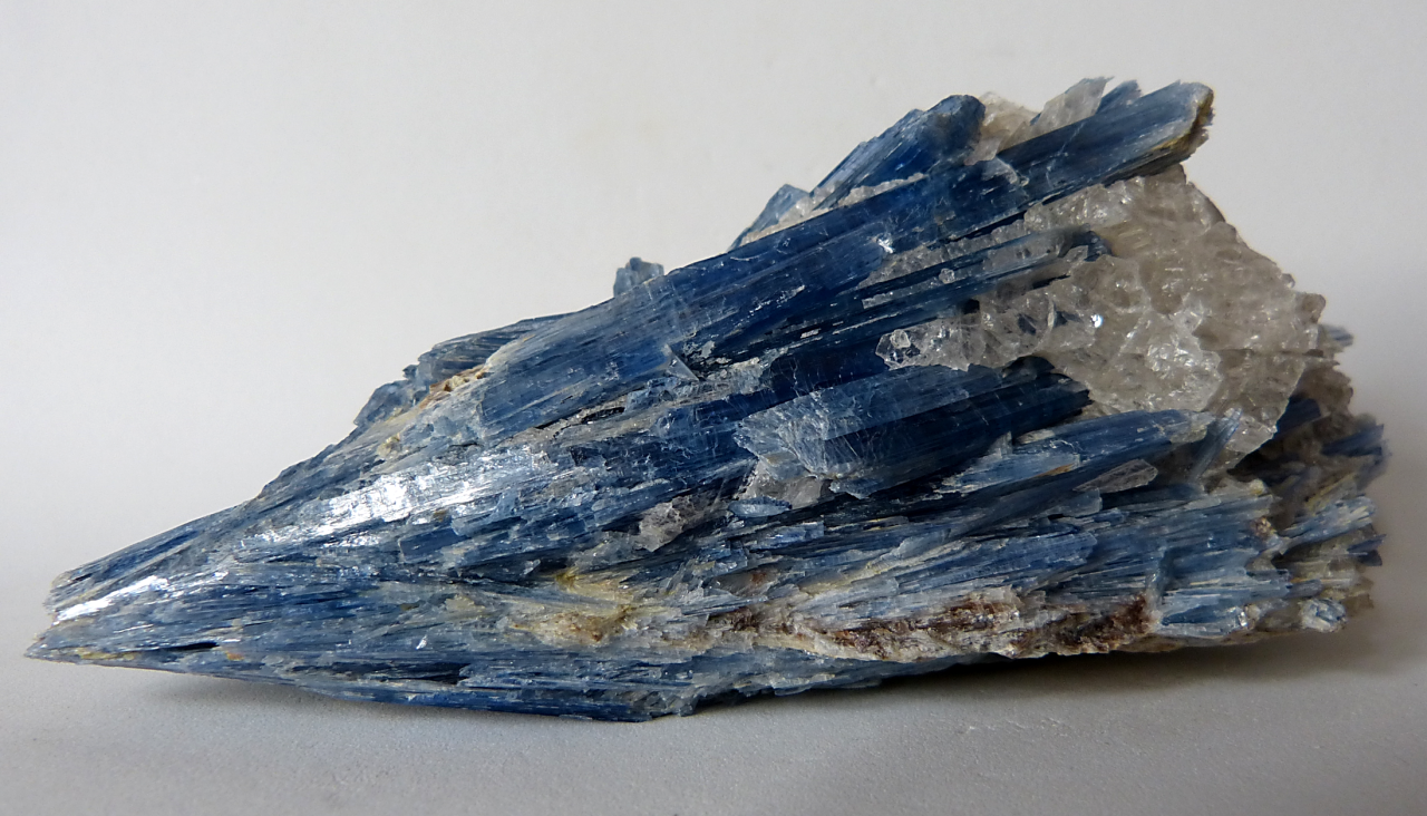 rockon-ro:    KYANITE (Aluminum Silicate) crystals with milky quartz from Minas Gerais,