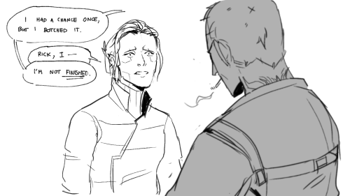 Wanted To Draw My V Again And Ended Up In My Feelings