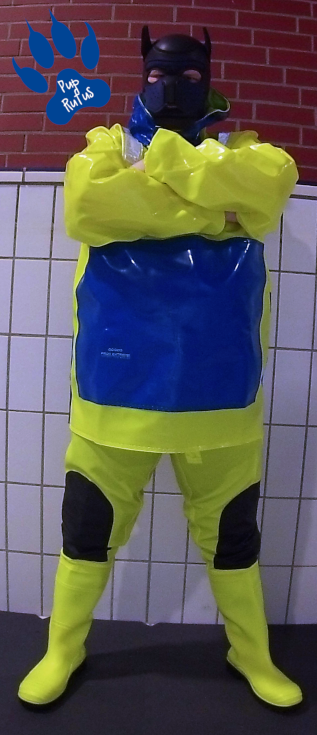 Weather Is Yucky Outside So I Decided To Play Inside And Introduce You To My New Hi-viz Waders