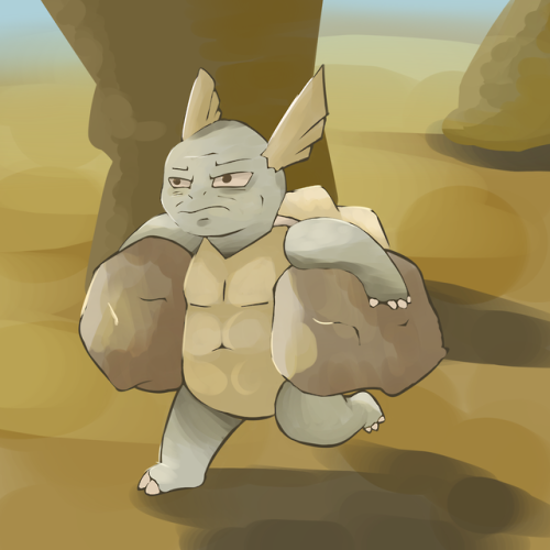 silver-tongues-blog: pokemon fusions are popular again so i tried it and got a grumpy boy