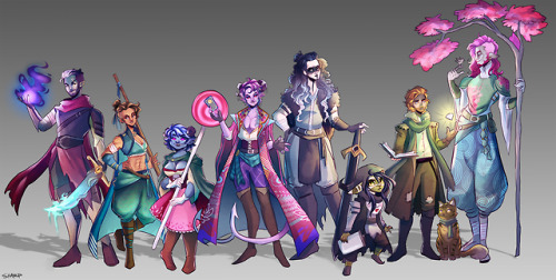 Hell Yeah This Took Forever. Full Mighty Nein Line Up