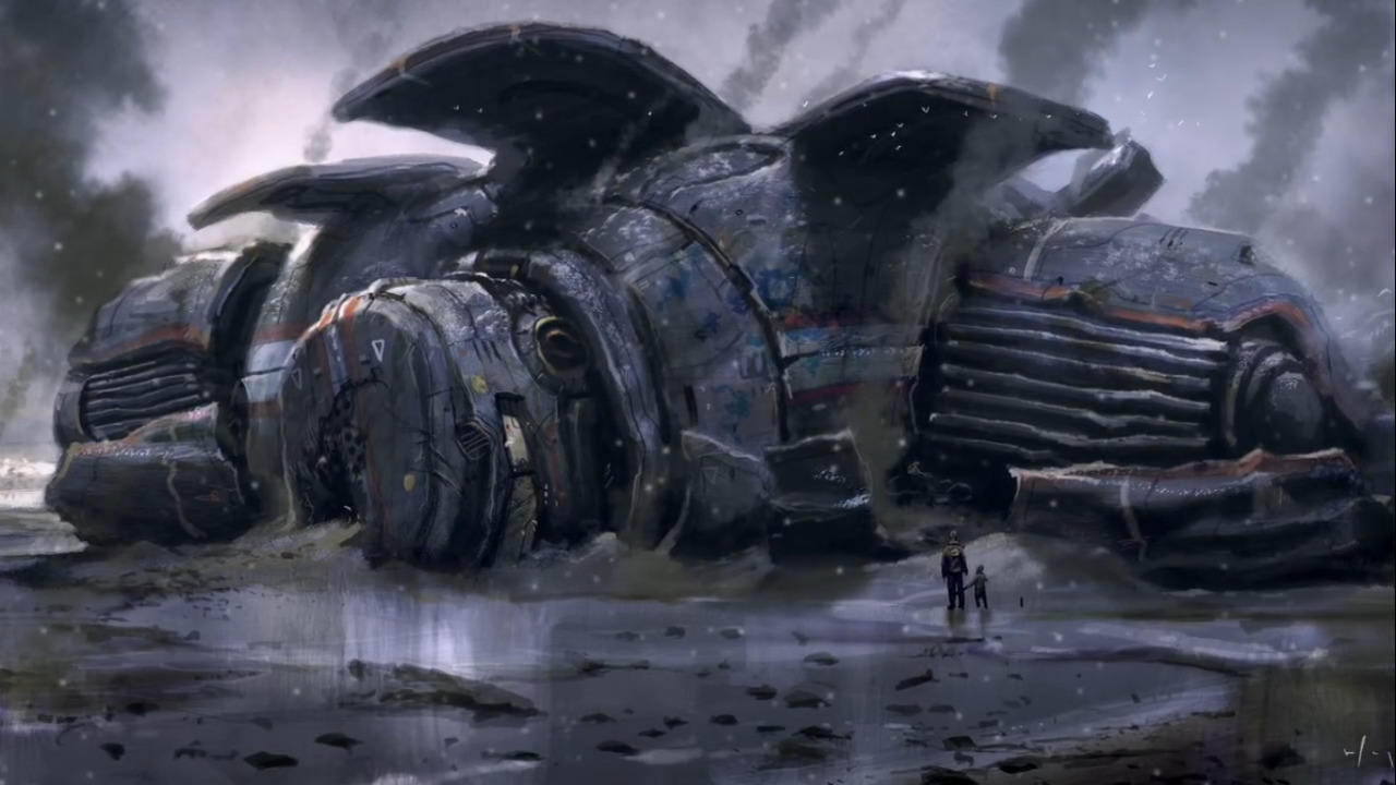 blindfoldednopinyata:  Some Screen Shots on the art from the EXTRAS in Pacific RIm