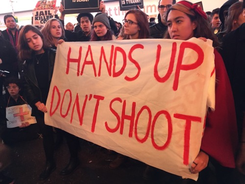 sidizenkane:  Protests in Times Square tonight 