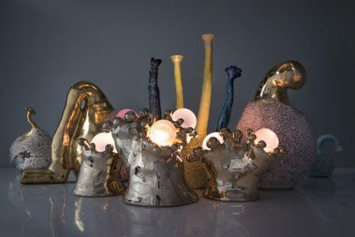 ronbeckdesigns: Accretion Vases and Zoidberg Lamp Series | Haas Brothers. (via (49) Pinterest •