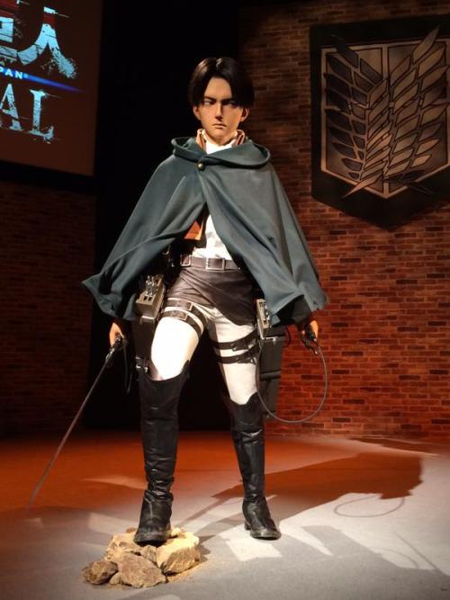  The Levi Clonoid model from Universal Studios Japan’s SNK THE REAL event! (Source)  Previously seen in the trailers and preview press photo!