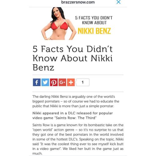 Fact #1 #BenzMafia by nikkibenz porn pictures