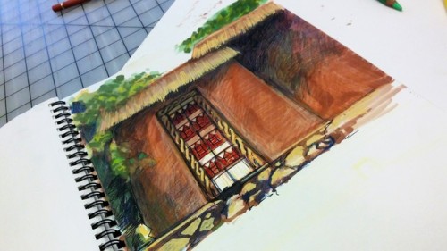 itanproject: Looking at traditional Yoruba architecture while I work on concept art for chapter 2. S