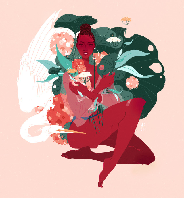 My summertime girls series. “Beginning of Summer” and “End of Summer.” Find prints and more.
