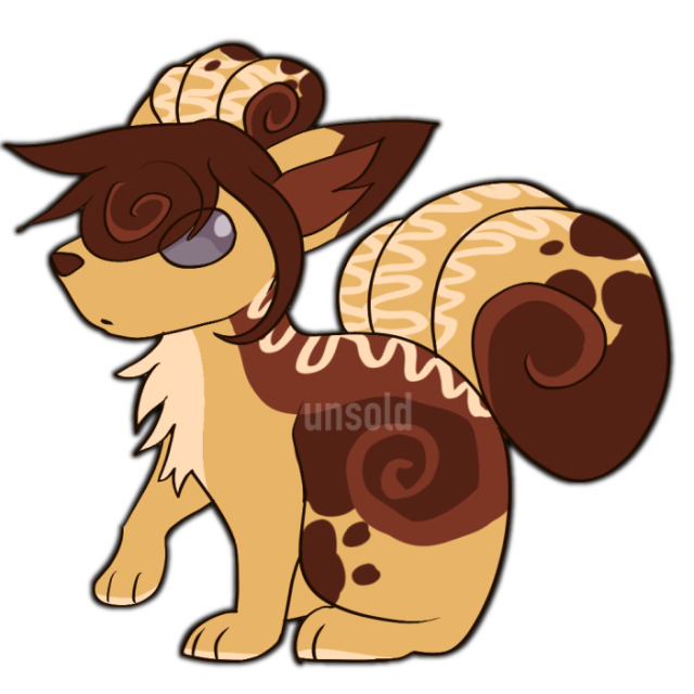 Chocolate Cinnamon Roll Vulpix $20 FLATPayment via PayPal. Currency is USD. $20 FLAT

My tos: https://drownedstos.carrd.co/

any questions? want to buy? comment below!Posted using PostyBirb #pokemon#food#feral#fluffy#furry#design#ota#adoptable#ufs#open#vulpix#adopt#pokemonadopt#flat#flatsale
