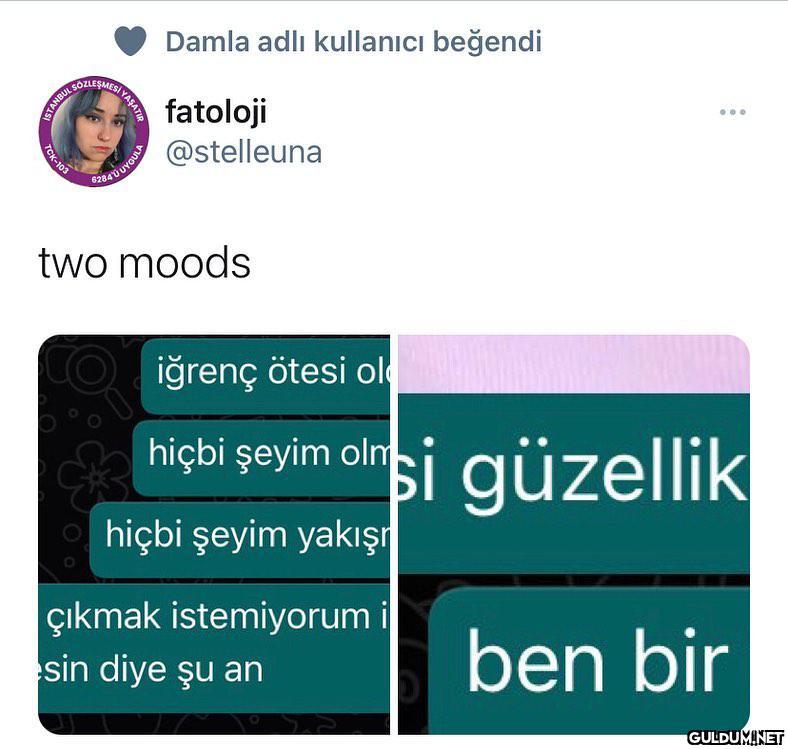 ben bu ben  Damla adlı...