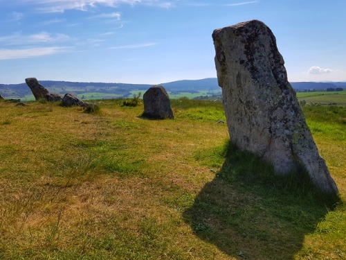 Tomnavrie Recumbent Stone Circle, nr Garland, Scotland, 28.5.18. A stunning recumbent stone circle o