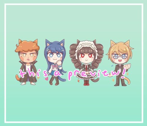 [❤ Reblog ❤]PREORDER for DR Kitties series two is up on my etsy! These kitties are single-sided, gli