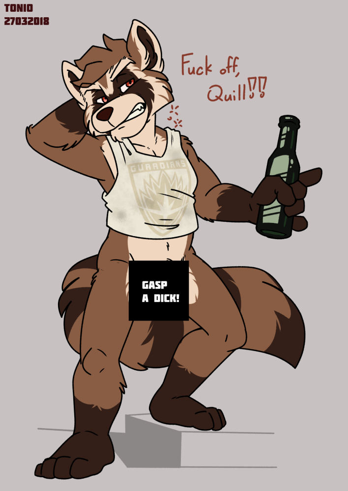 puppyroo:Here everyone! Have a Rocket Raccoon!