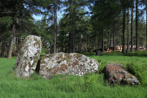 ‘Nine Stanes’ Stone Circle, nr Banchory, Scotland, 30.5.18.There is something really magical about t