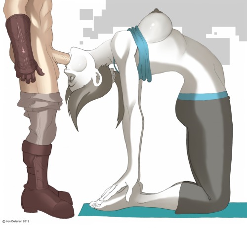 rule34andstuff:  Top 10 Rule 34 Babes the Year: 7. Wii Fit Trainer(Nintendo).