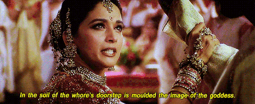 “She’s a whore.”Madhuri Dixit as Chandramukhi porn pictures