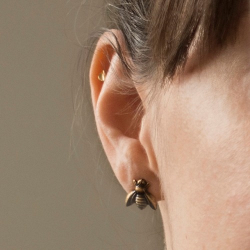cardozzza: brighteyedsunflowers: sosuperawesome: Bee Rings, Necklaces and Earrings, by J Topolski on