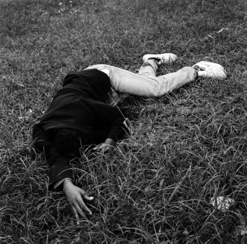 Yto Barrada (b 1971), ‘Public park - Sleepers - figure 2 - Tanger,’ series ‘Jardin