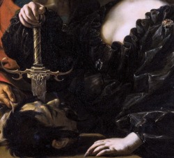 twirld:  Judith with the Head of Holofernes (ca.1633-37, detail) Francesco Cairo