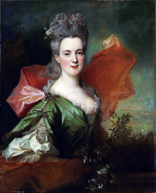 Portrait of a lady, by Nicolas de Largillière, circa 1710-20.