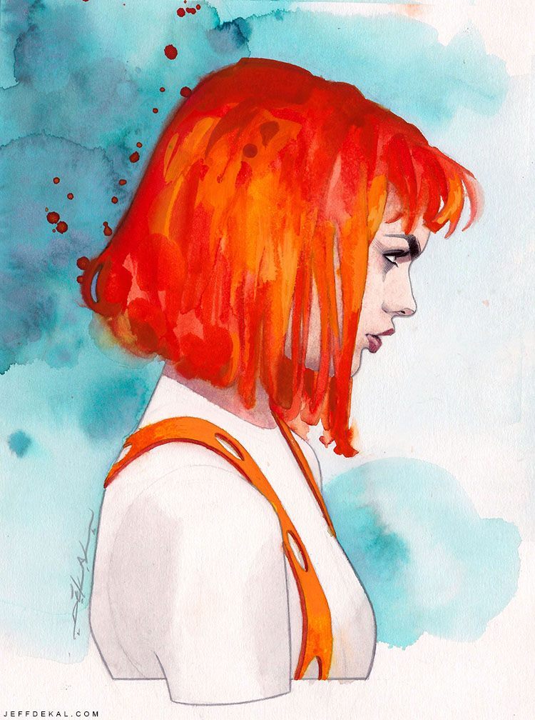 bear1na:  Harley Quinn, Red Sonja, Psylocke, Leeloo, and She-Hulk by Jeff Dekal *