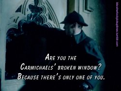 Â€Œare You The Carmichaelsâ€™ Broken Window? Because Thereâ€™S Only