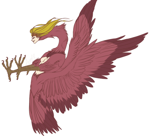 Harpy idea I had been playing around with for a while. I really like drawing her!