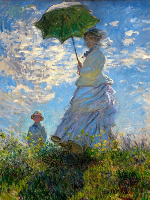 putarata-deactivated20151114:Claude Monet - The Woman with a Parasol (Suzanne Hoschedé).