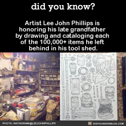 did-you-kno:  He estimates this project is going to take him at least 5 years.All his pictures are being uploaded to Instagram.Source
