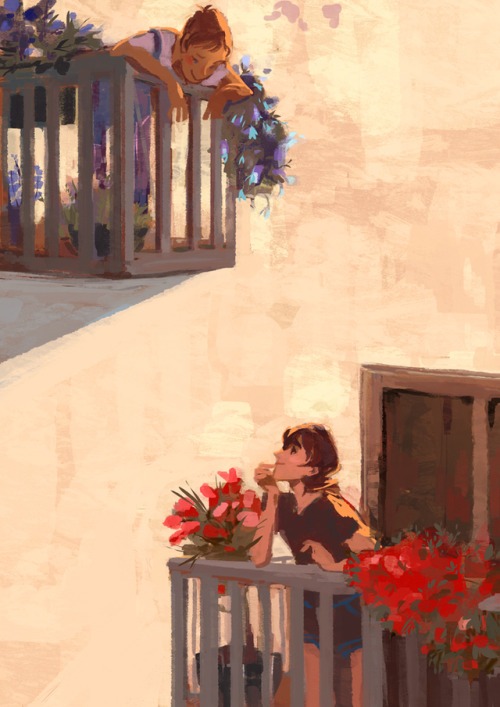 milubee: those long summer evenings.