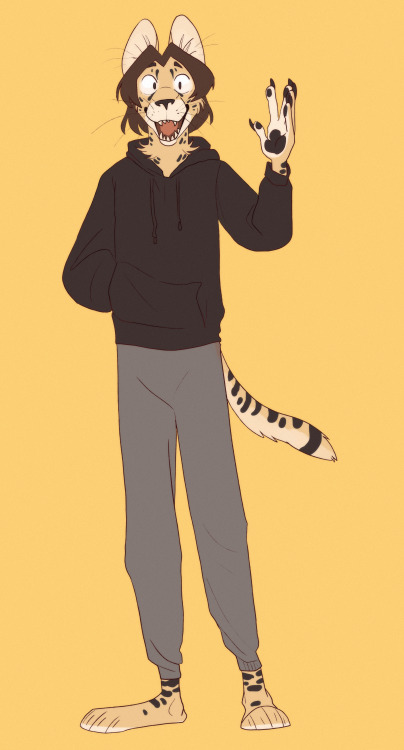 Gave my friend Ash a new design ! He wanted to be a serval cat instead of cheetah because of the spo