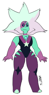 Amaet:  Fluorite, Amethyst/Peridot Fusion The First Thing I Thought When Planning