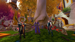 dimetriblaze:  Throwback! For the wonderful faces and places we no longer see. First is Liore, Dimetri, and Iloam during Winter Veil 2010. Second is Steamwheedle Port in Tanaris, preCataclysm Third is Auberdine, Darkshore, preCataclysm 