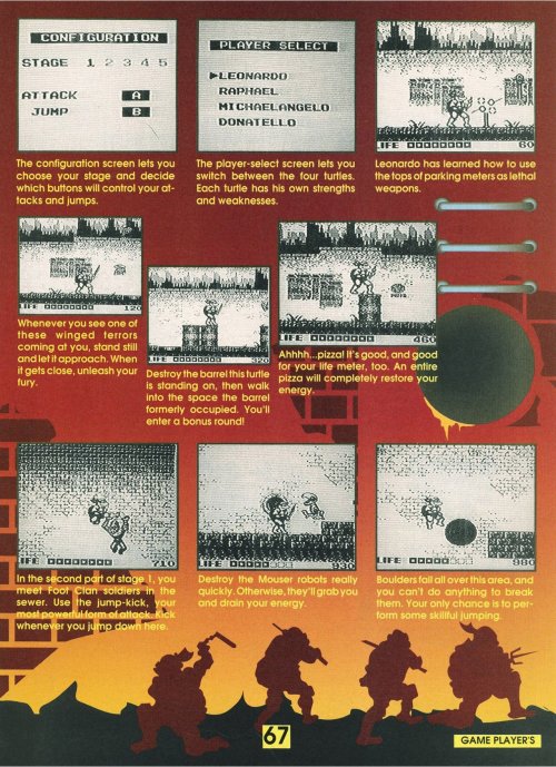 oldgamemags:    Game Players Vol. 3 #7, July ‘91 - ‘Teenage Mutant Ninja Turtles’ on the Game Boy.