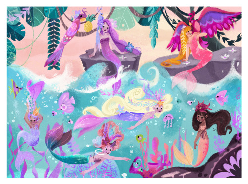 Speaking of mermaids, this was a project that unfortunately was shelved earlier this year, but I fin