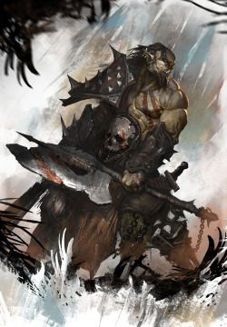 scifi-fantasy-horror:  Orc illustration by