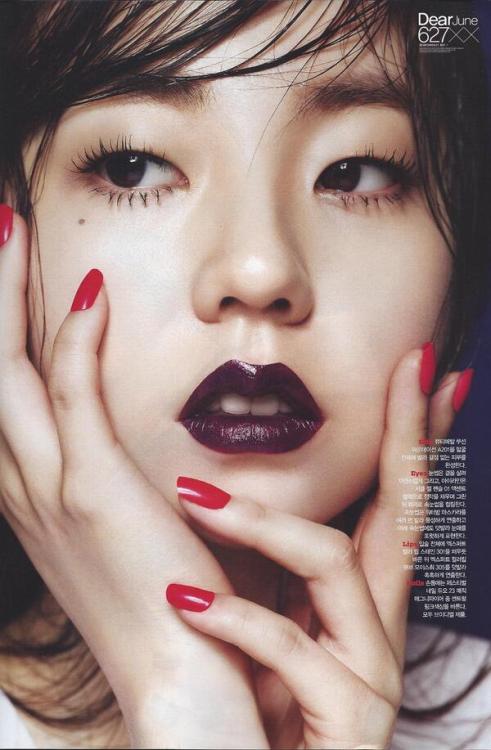 wgfor-magazine: Love this pic!!!! Sohee in Allure magazine 1 cr: dearjune627