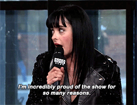 foxscully:Krysten Ritter opens her heart about what Jessica Jones means to her.   ♡    We love you Jessica Jones. ❤️
