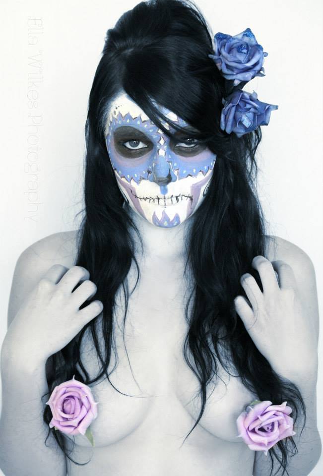 Sugar Skull seriesphotography by Ella Wilkes, rebranded as CatchFox Photography