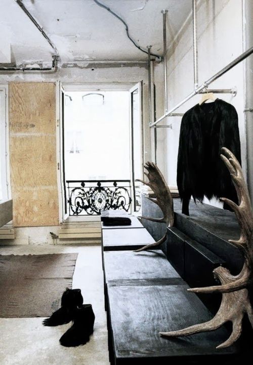 pulpes:  inside rick owens’ residence in paris with some of his own home furniture 